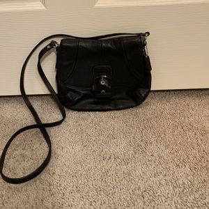Black coach purse